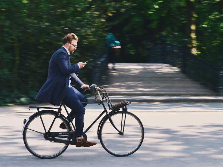 Голландка на велосипеде18