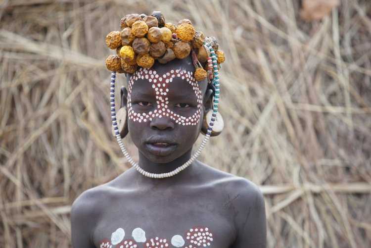 Дикие племена Африки дасанеч