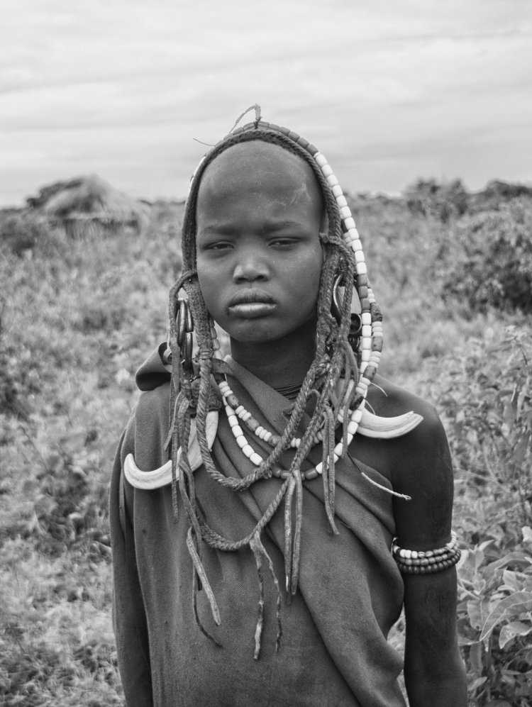 Долина ОМО Эфиопия девушки Хемеры