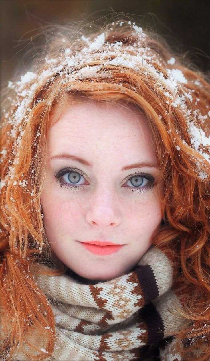 Грузинка с рыжими волосами