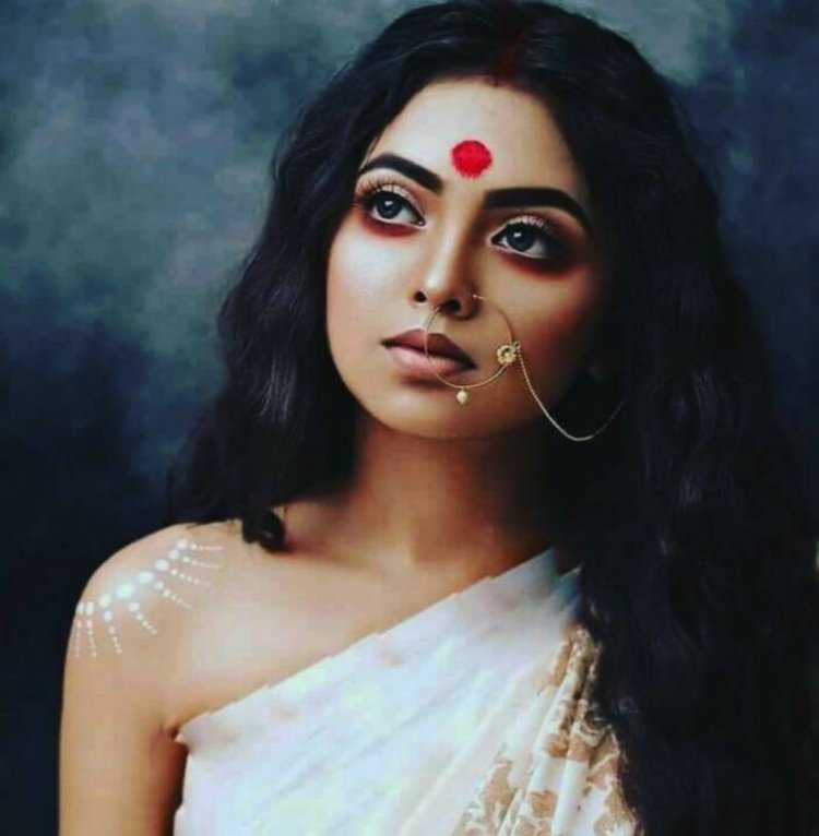 Индийские длинные волосы