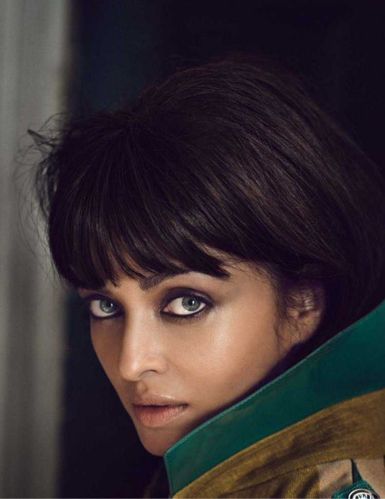 Айшвария рай с челкой