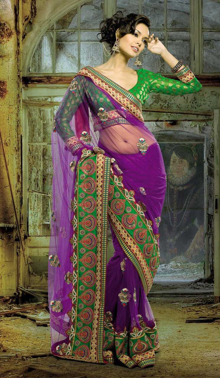 Индийские Сари с Чоли jeltiy