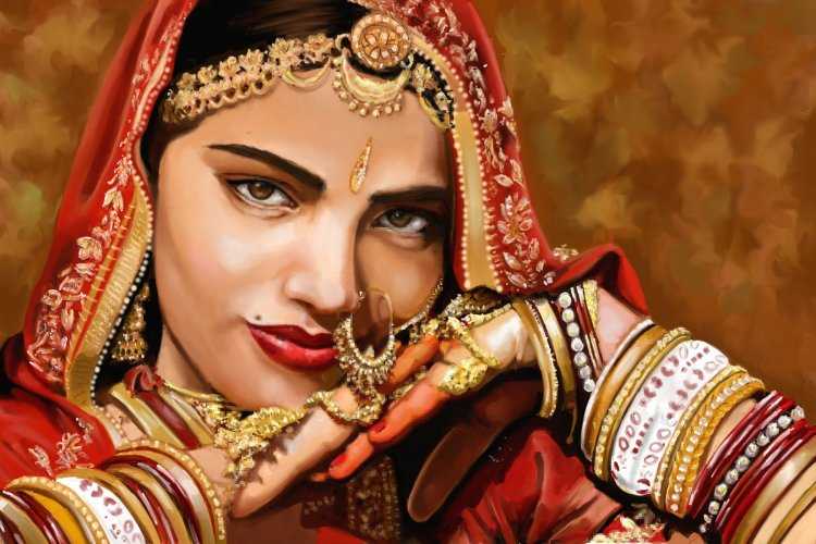 Портрет индианки