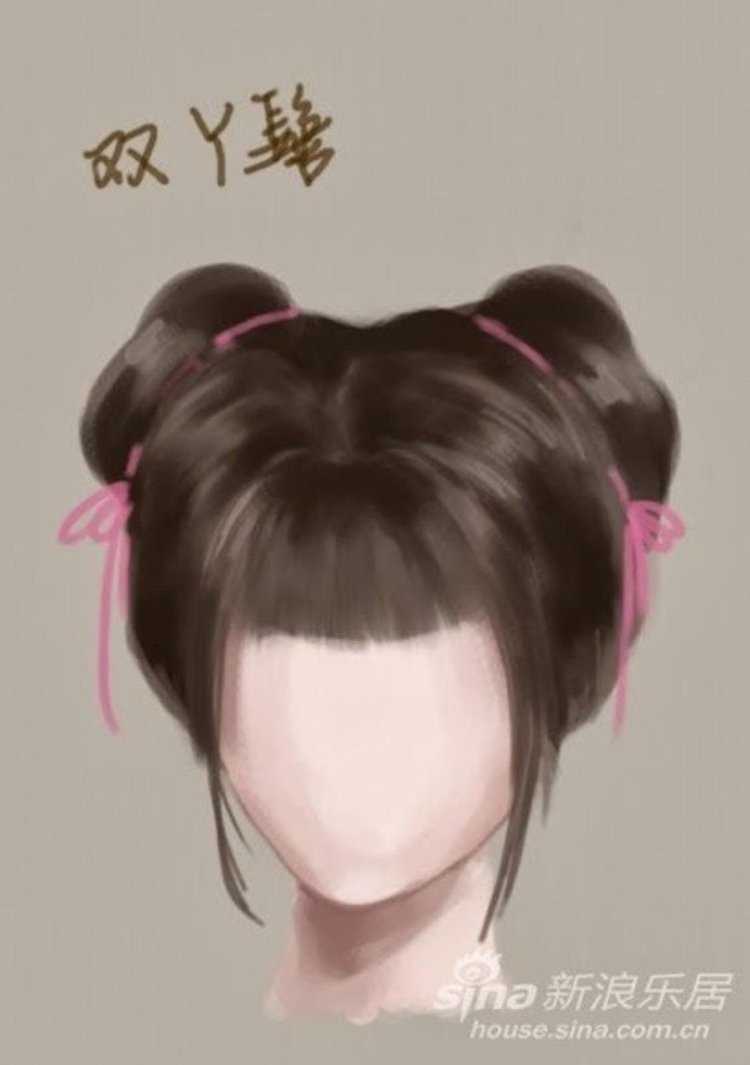 Китайская прическа пучок