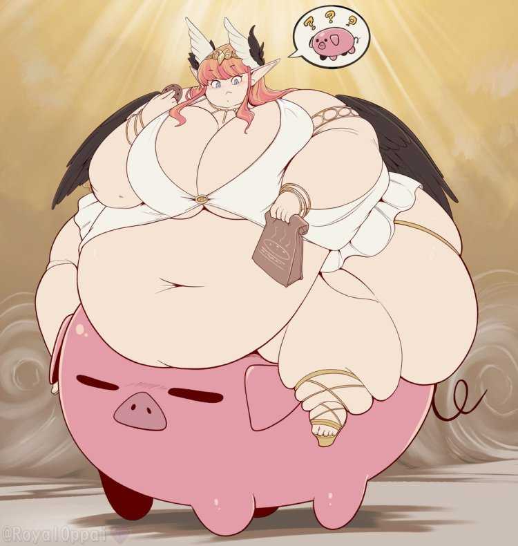 Жирные женщины аниме