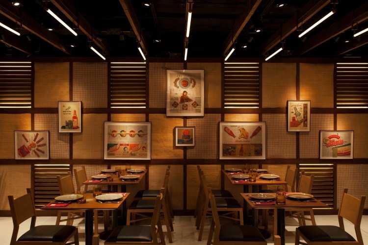 Интерьер корейского кафе