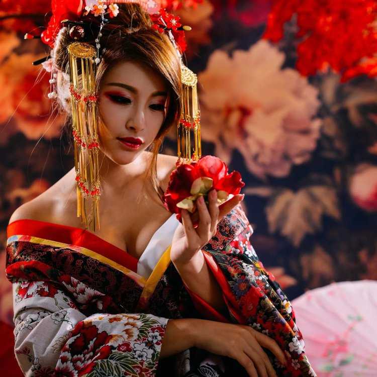 Японка в традиционном наряде6