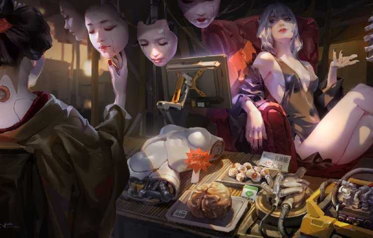 Продавщица арт фэнтези