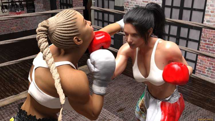 3д спорт девушки бокс