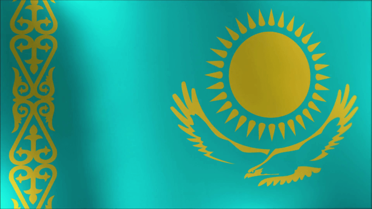 Казахстанский флаг