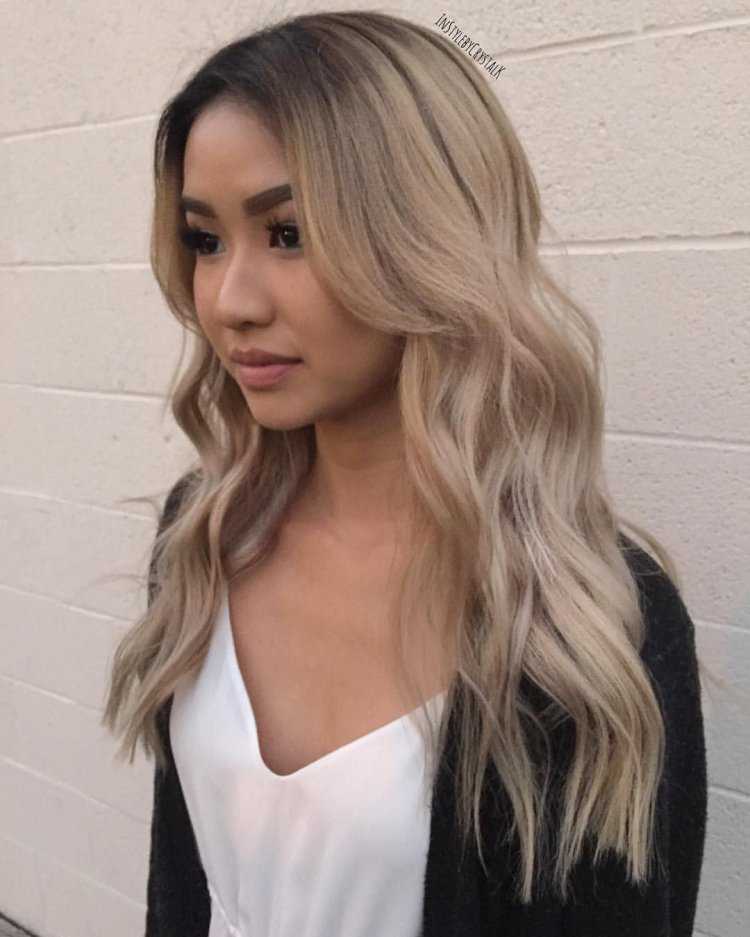 Блонд для азиатских волос