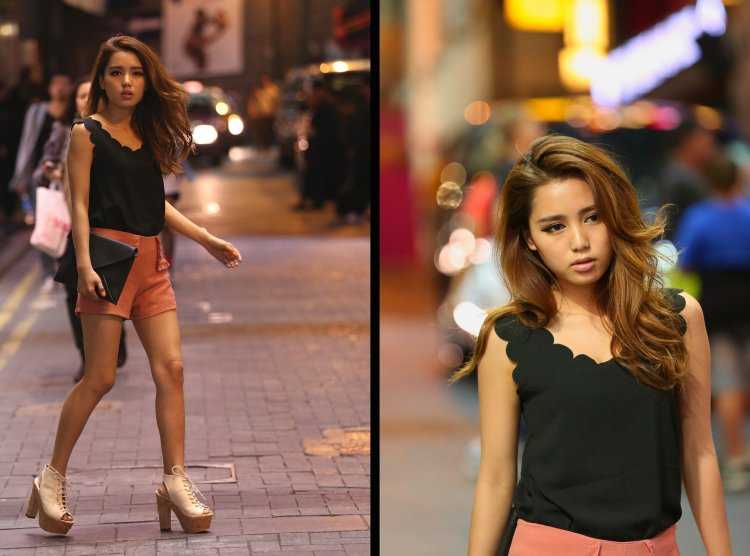 Девушки на улицах Китая