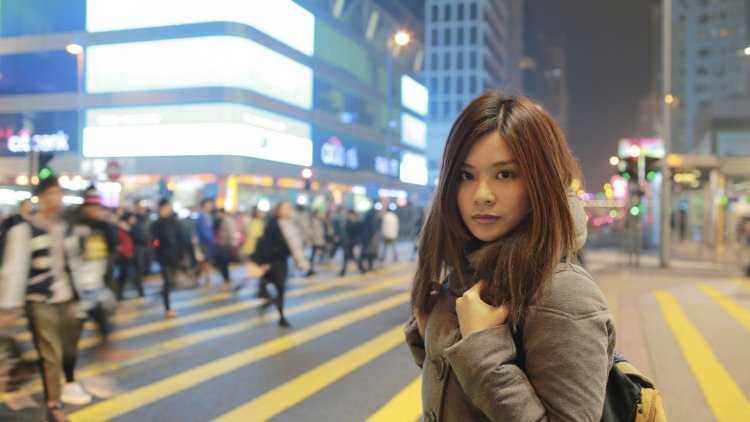 Гонконг улицы девушки
