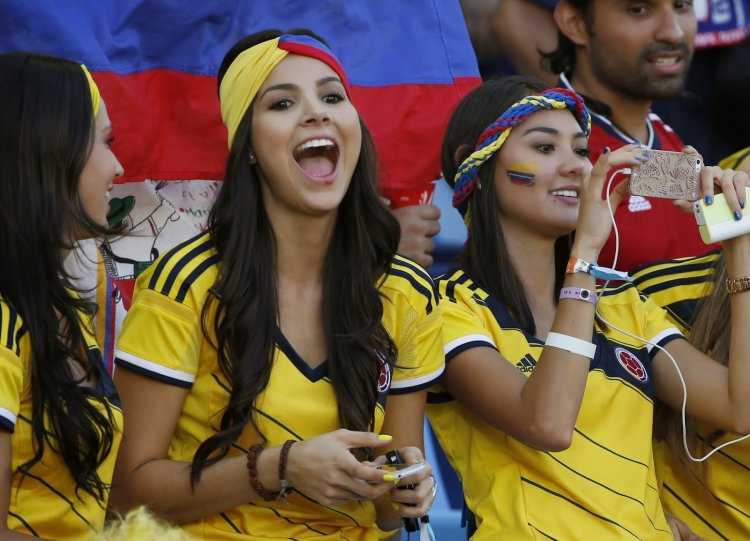 Болельщицы ЧМ 2014 Колумбия