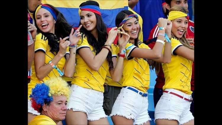Болельщицы сборной Колумбии