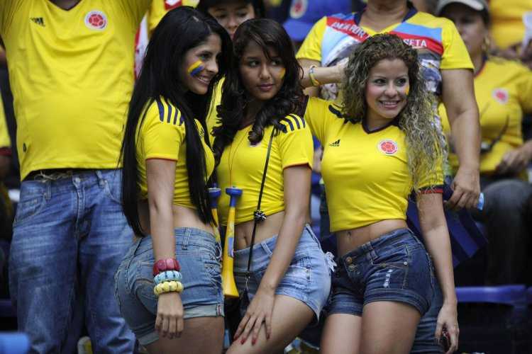 Болельщицы сборной Колумбии