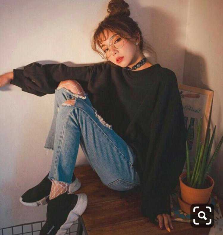 Корейские девушки Эстетика в полный рост