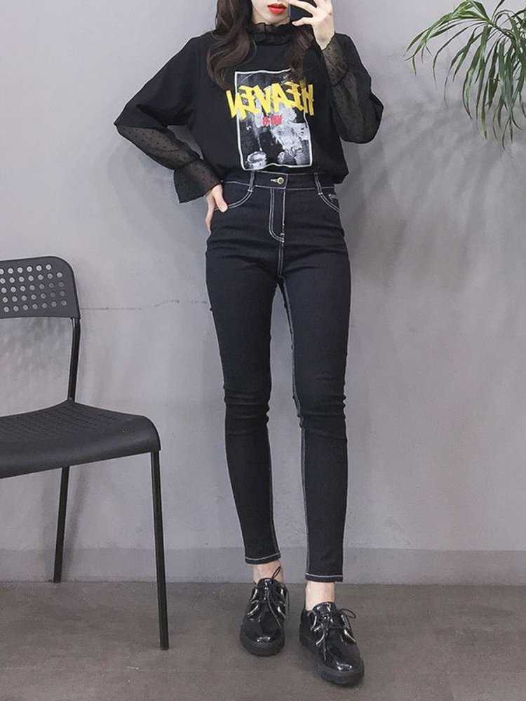 Корейские Луки одежды чёрные