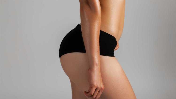 Изгиб женского бедра