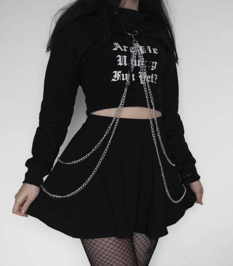 Крутая черная одежда