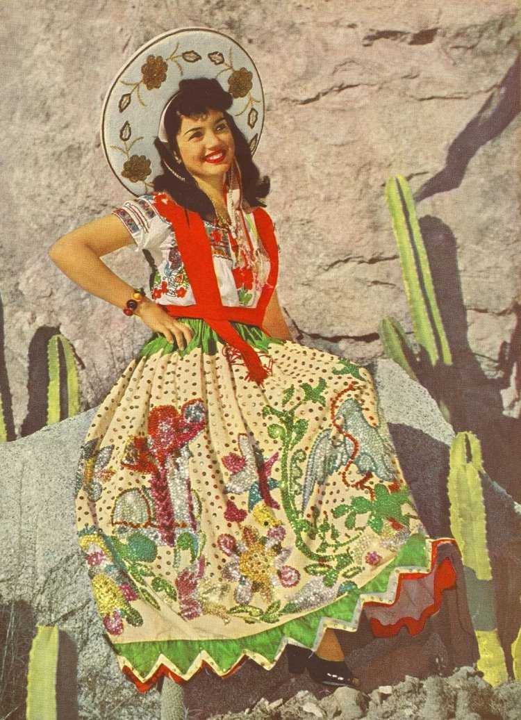 Мексиканская одежда Национальная рисунок