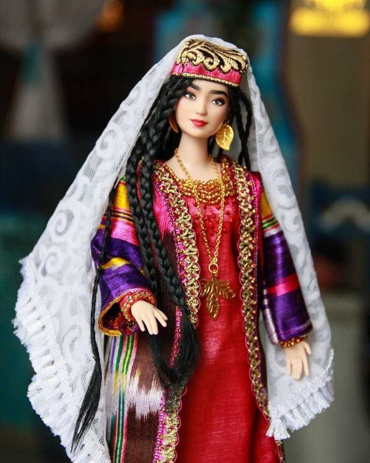 Костюм узбечки для куклы