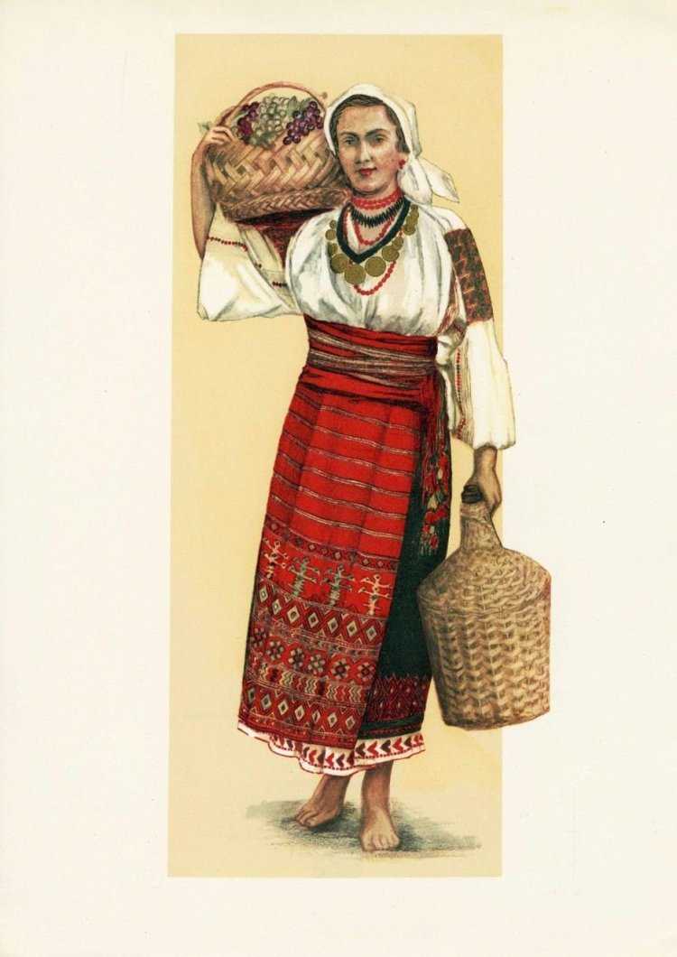 Национальные костюмы Молдавии и Румынии