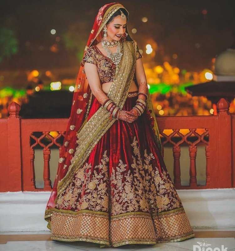 Наряд индийской невесты