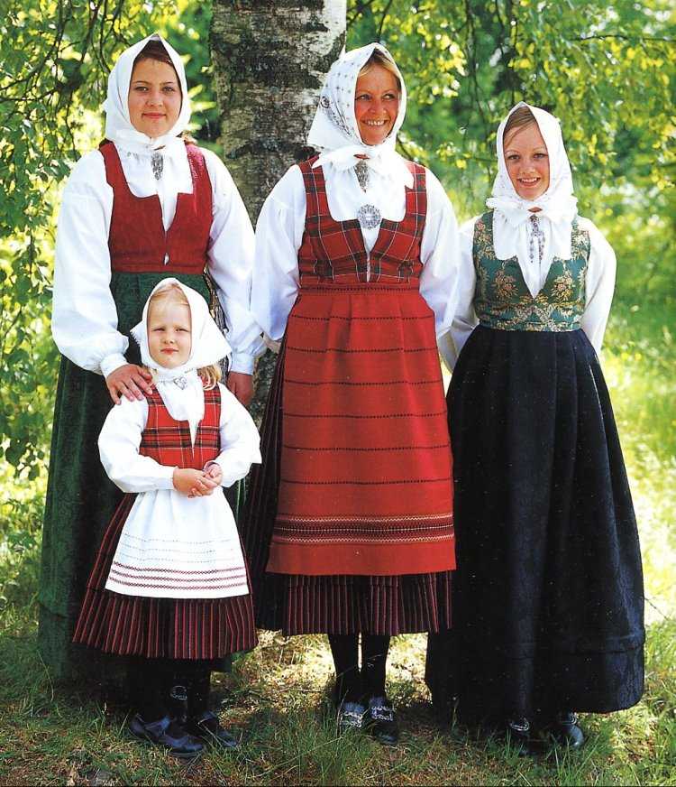 Традиционный костюм Норвегии бюнард