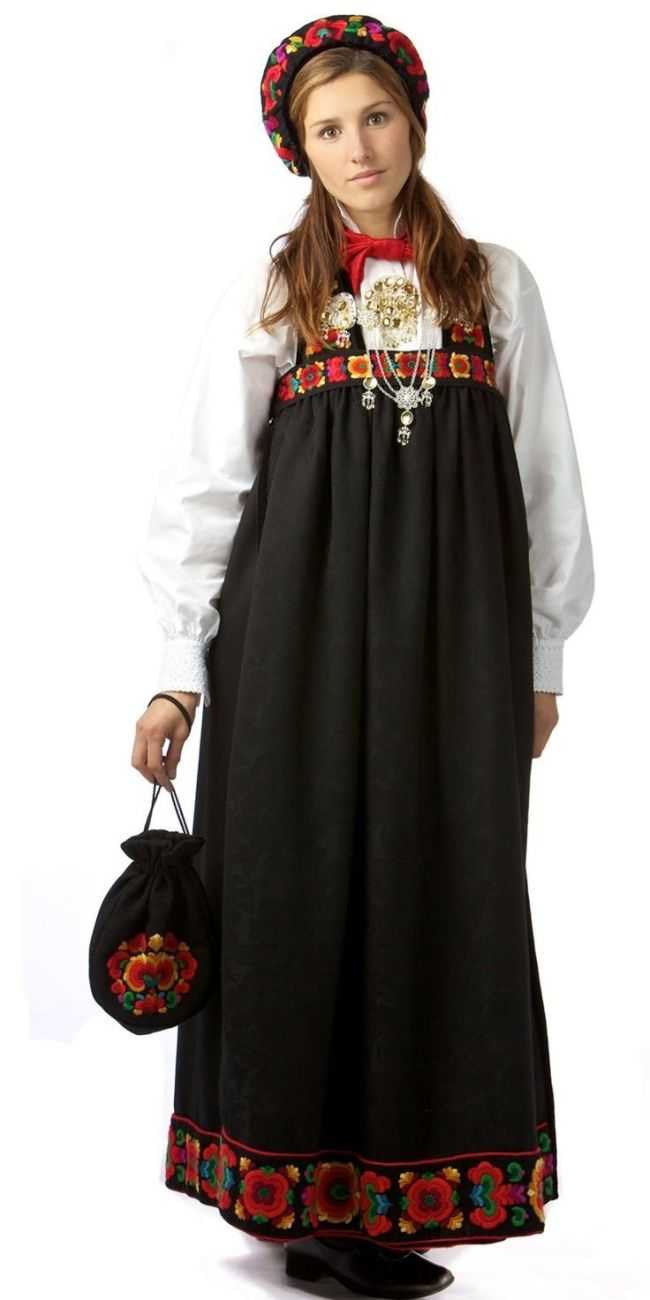 Национальный костюм Норвегии бюнад