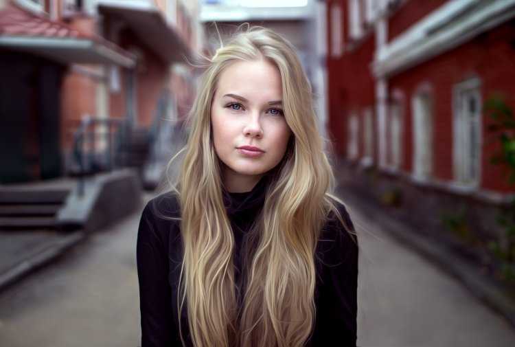Девочка блондинка