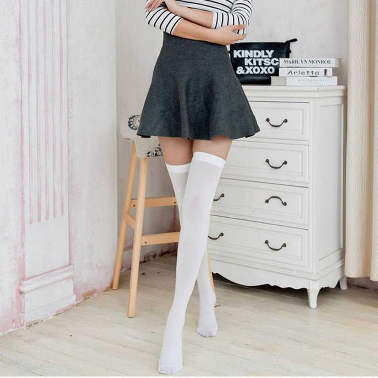 Гольфы и мини юбка