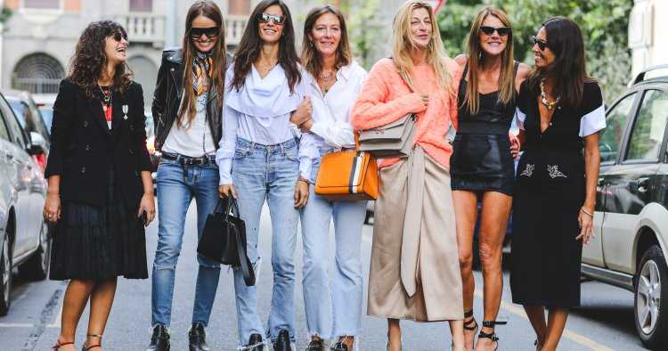 Итальянка на улице