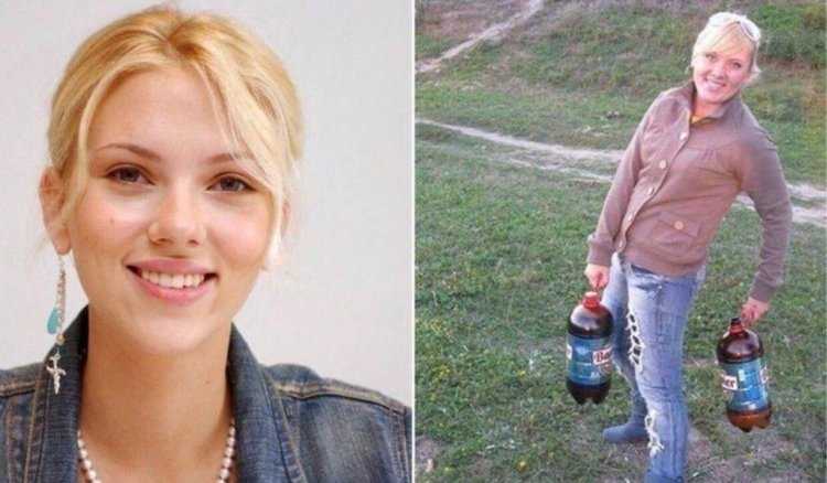 Звезды двойники Скарлетт Йоханссон