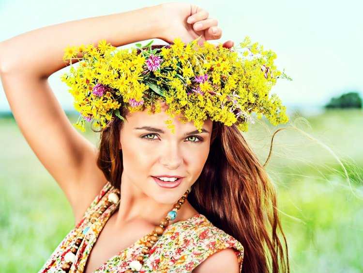 Девушка лето