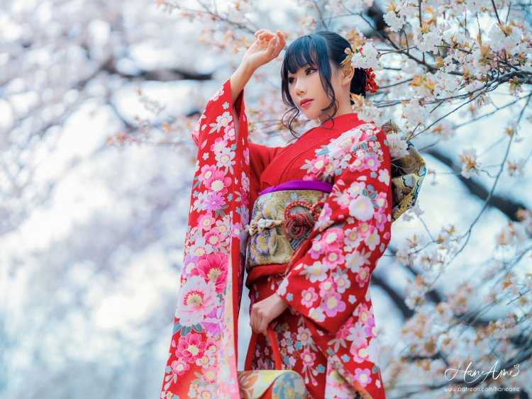 Русские девушки в кимоно10