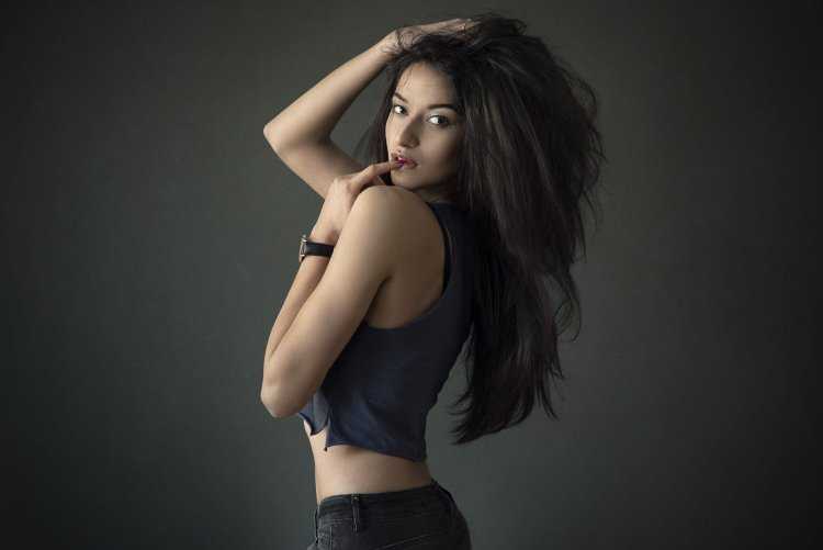 Эффектная девушка