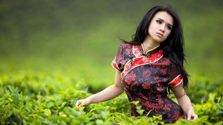 Женщина на природе