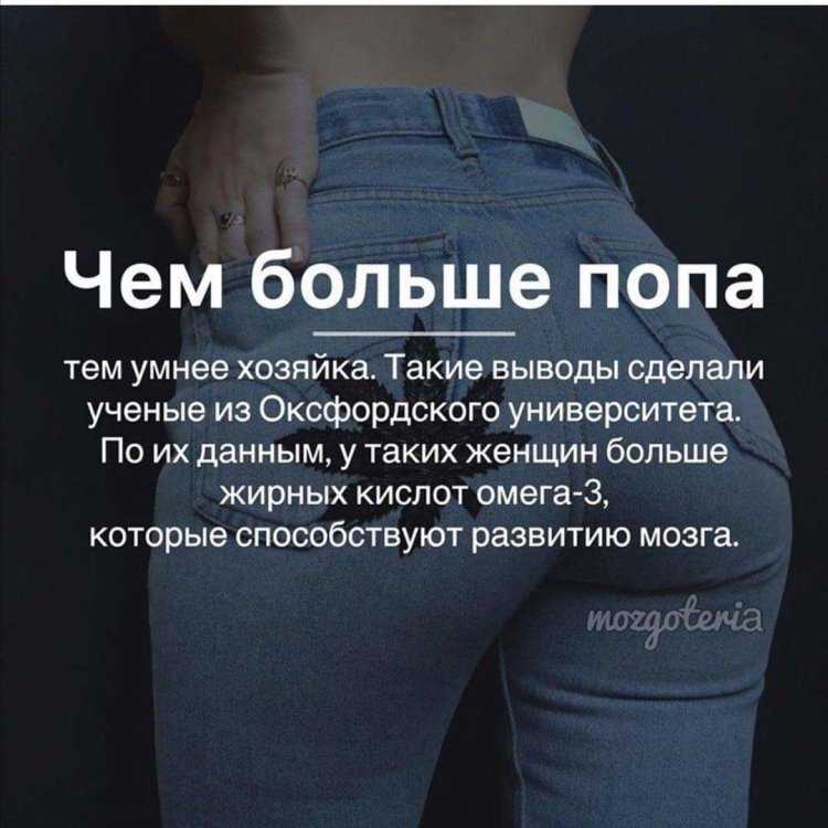 Высказывания про большую попу