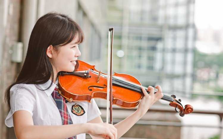 Играющий на скрипке