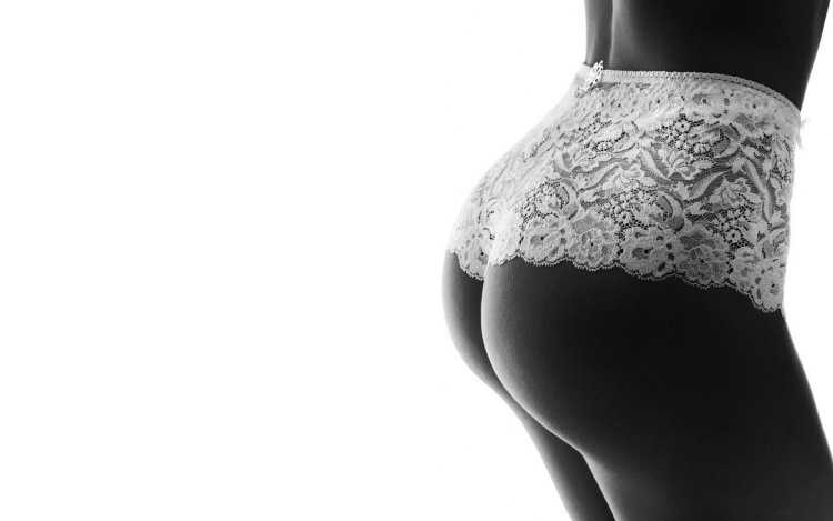 Красивые попки в кружевах