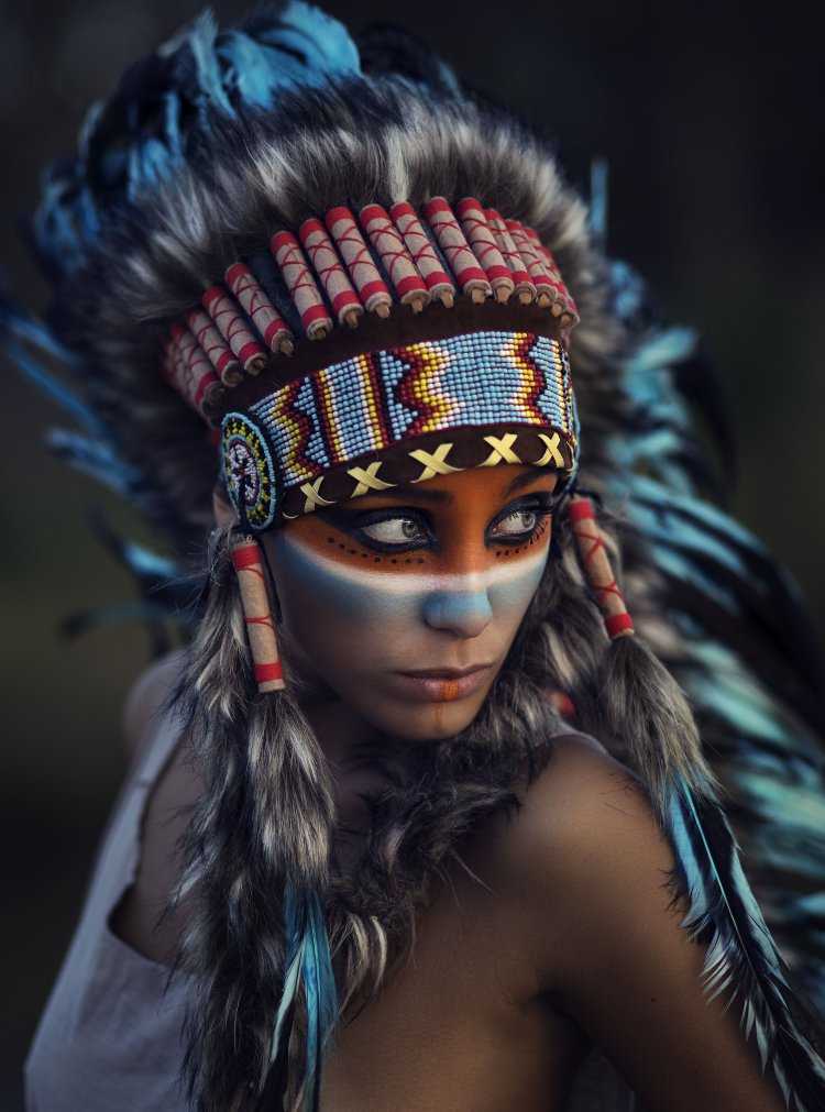 Портреты индейских девочек Карен Ноулс