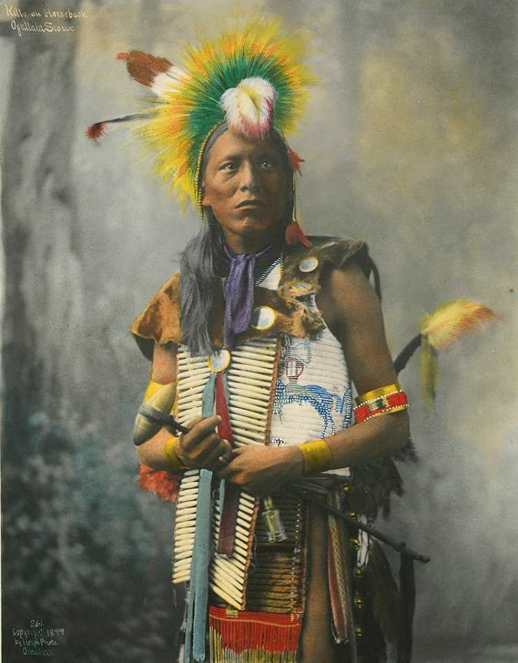 Чистокровная индейская женщина