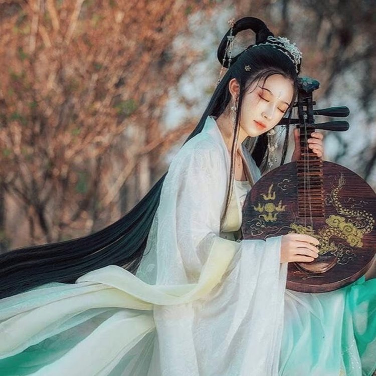 Девушки Ханьфу Китай