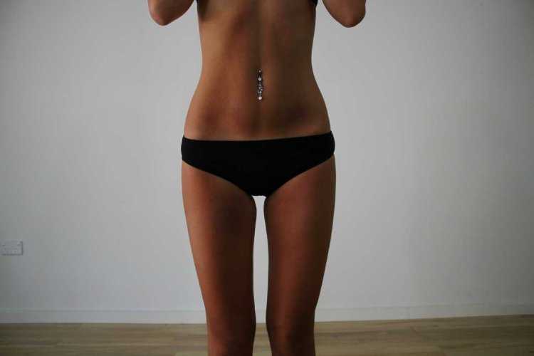 Просвет между бедрами