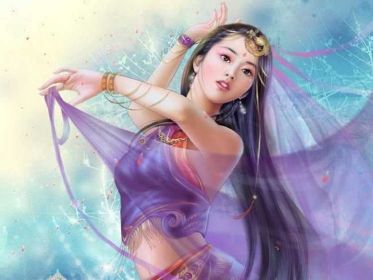 Аниме Восточная принцесса танцовщица