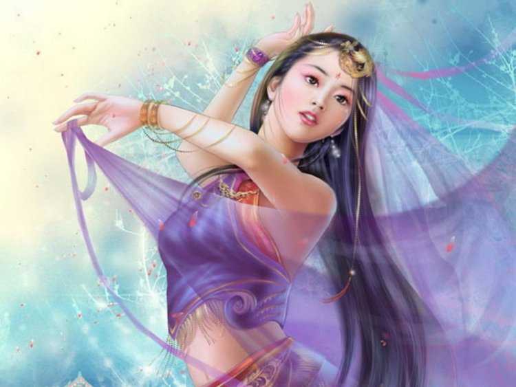 Аниме Восточная принцесса танцовщица