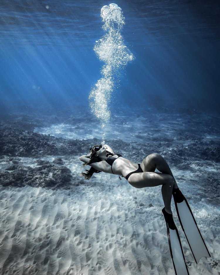 Фридайвинг девушки