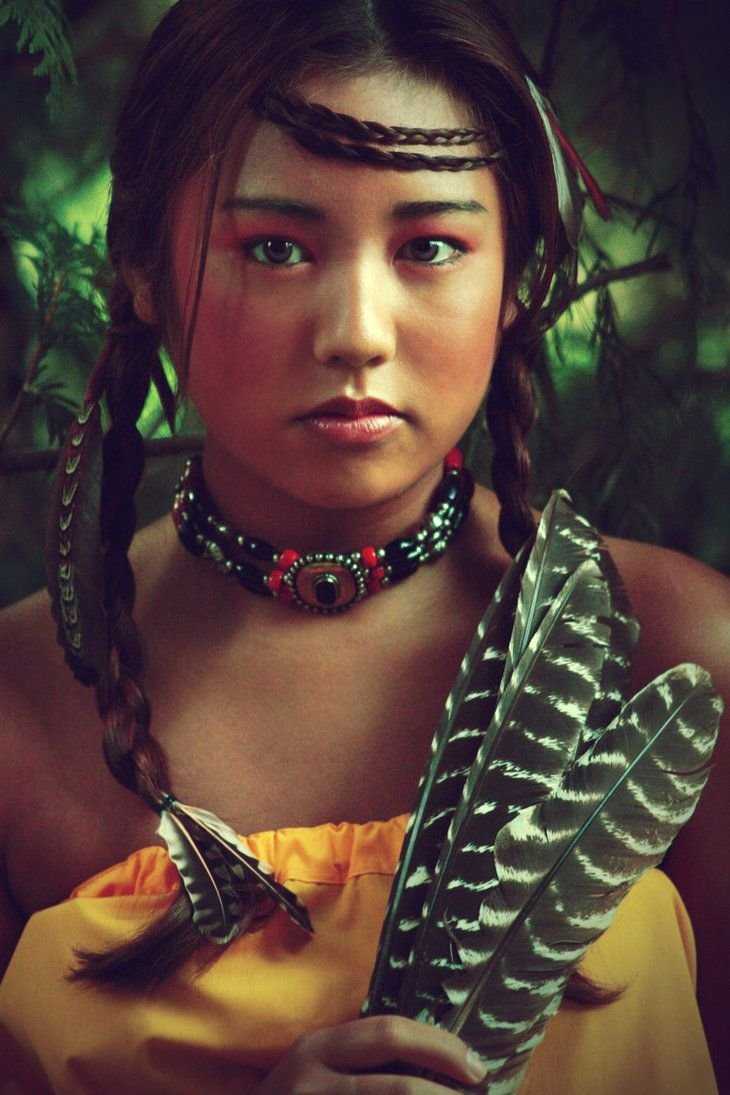 Индейская женщина